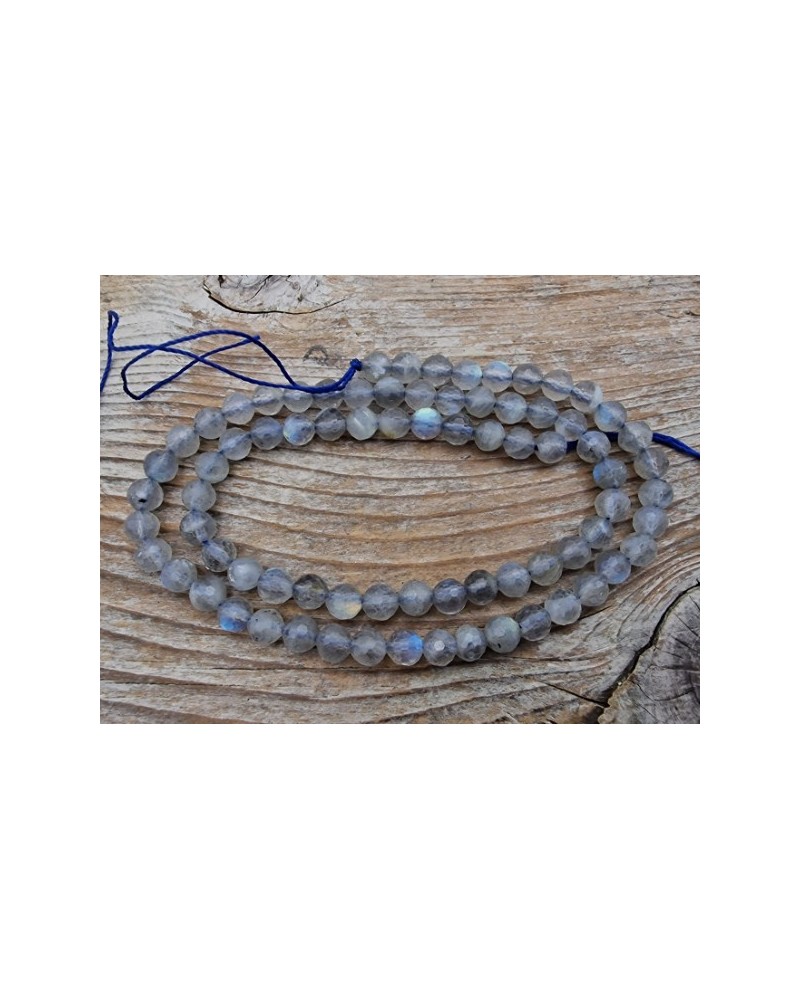 Labradoritkette facettiert 5mm