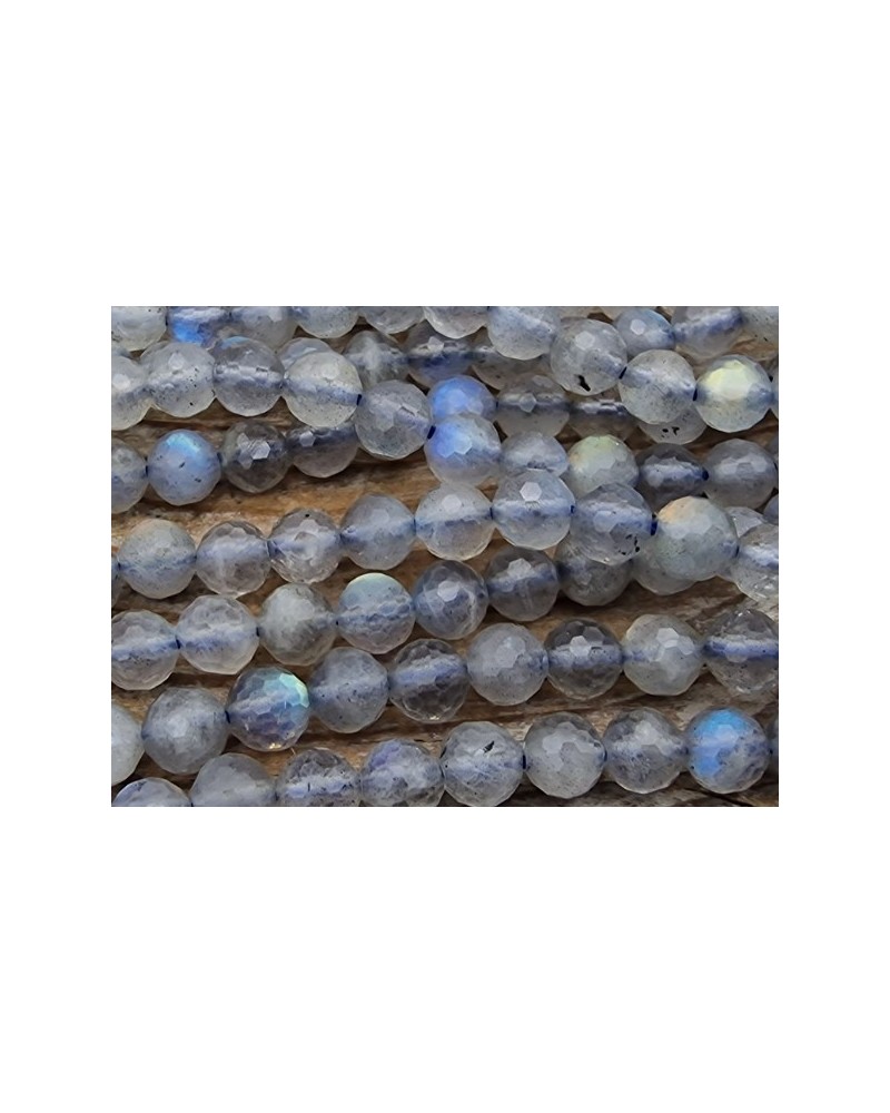 Labradoritkette facettiert 5mm