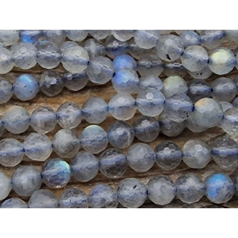 Labradoritkette facettiert 5mm