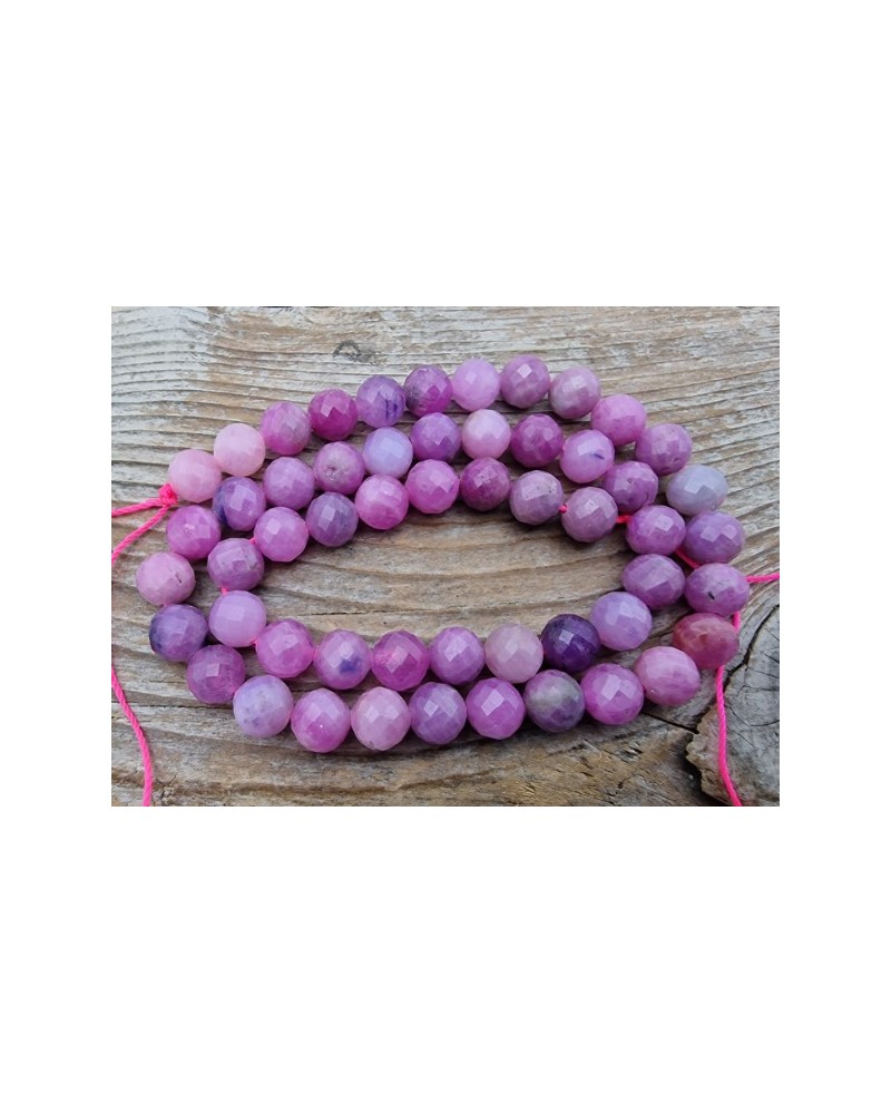 Rubin Kette facettiert 8mm