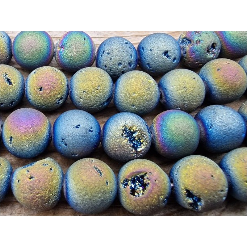Drusy Achatkette 8mm