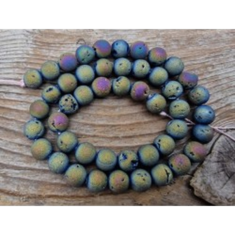 Drusy Achatkette 8mm 2