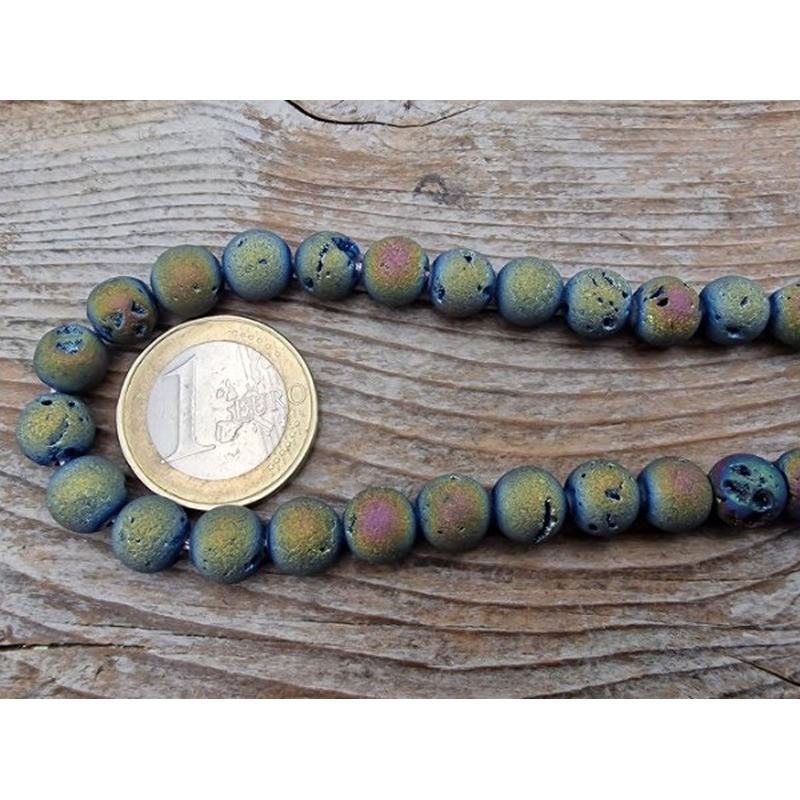 Drusy Achatkette 8mm