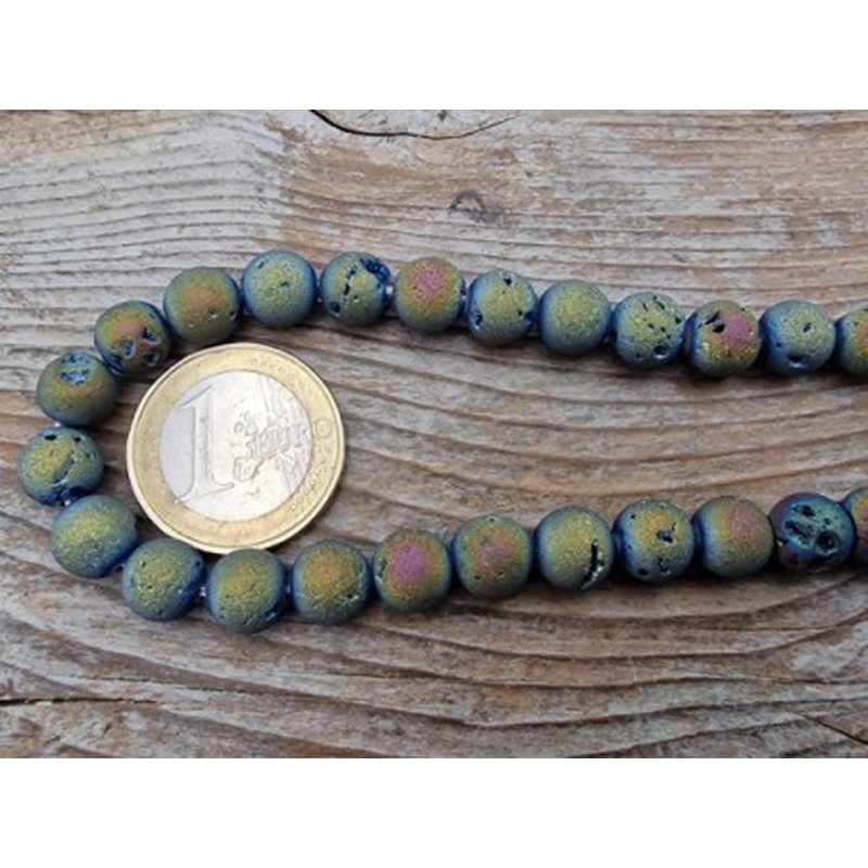 Drusy Achatkette 8mm