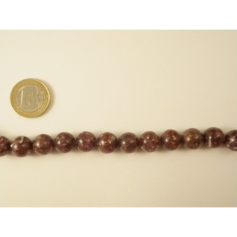 Lepidolithkette (Glimmer) 12mm