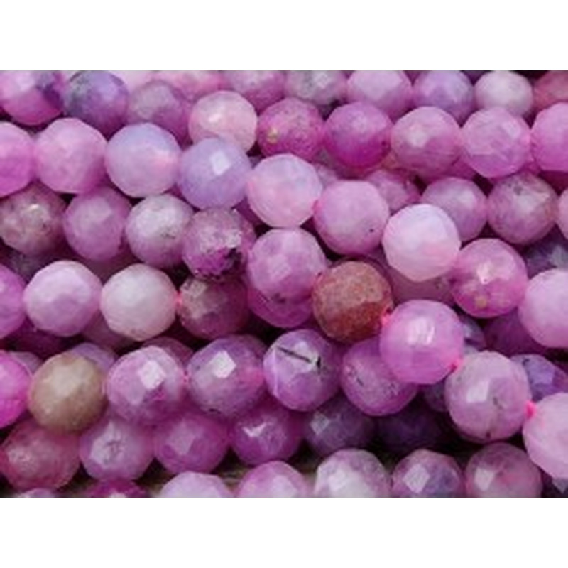 Rubin Kette facettiert 4mm