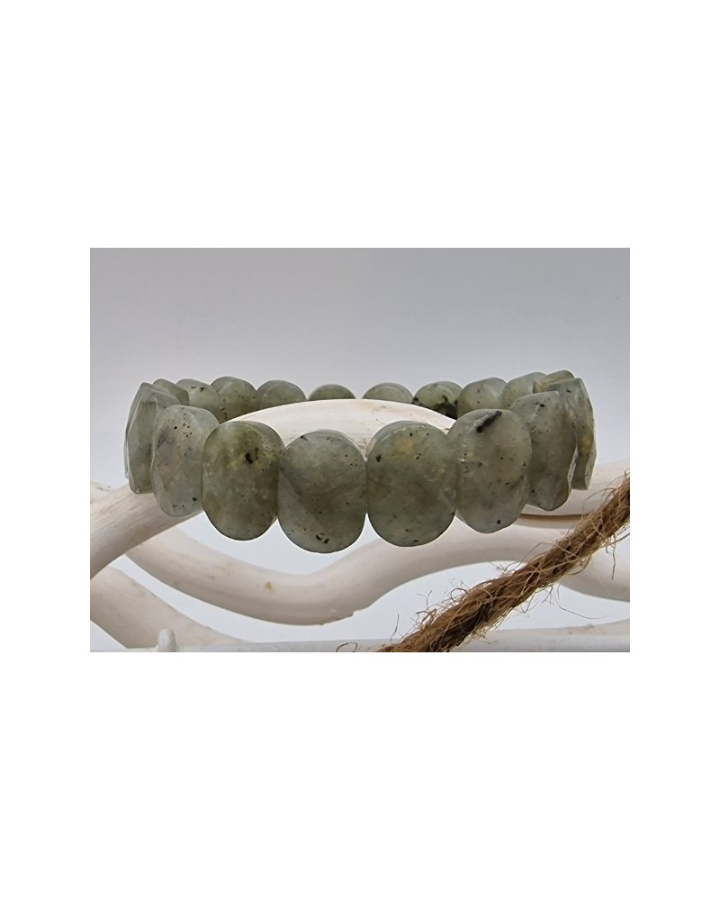 Labradorit 15mm Armband facettiert