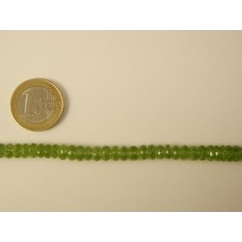 Olivinkette (Peridot) facettiert 6mm 2