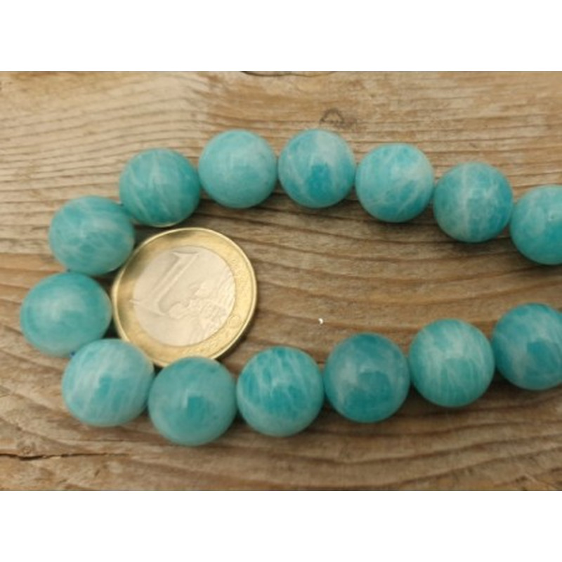 Amazonitkette 12mm