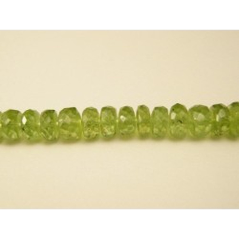 Olivinkette (Peridot) facettiert 6mm