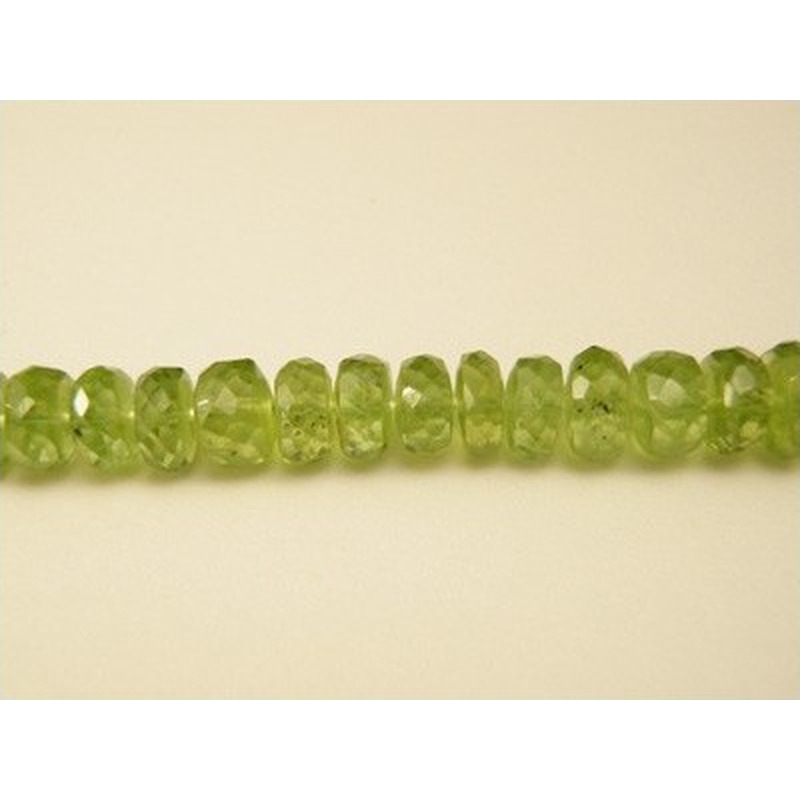 Olivinkette (Peridot) facettiert 6mm