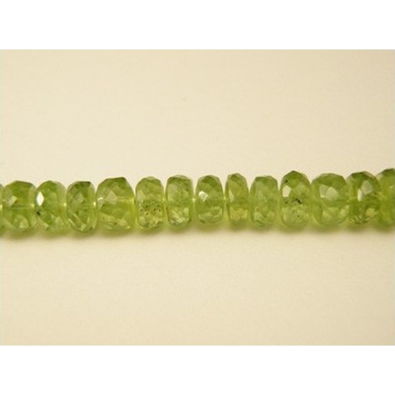 Olivinkette (Peridot) facettiert 6mm