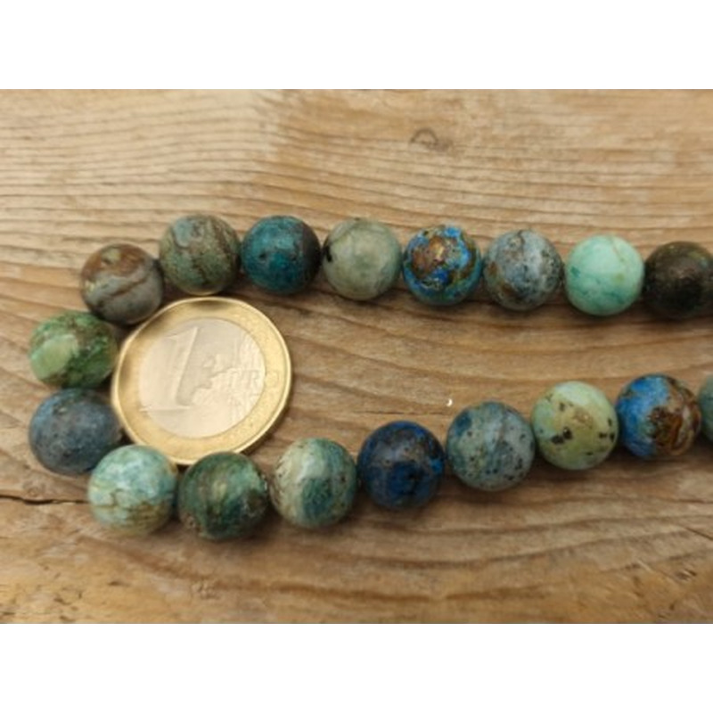 Blauer Opal Kette 10mm