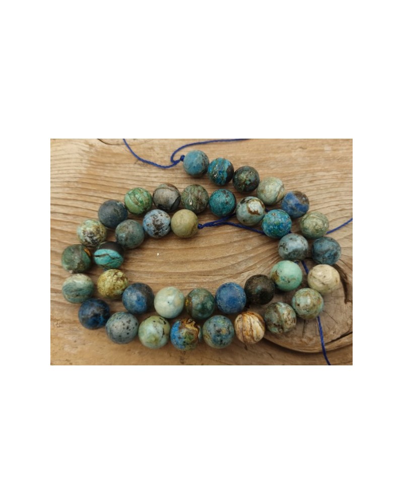 Blauer Opal Kette 10mm