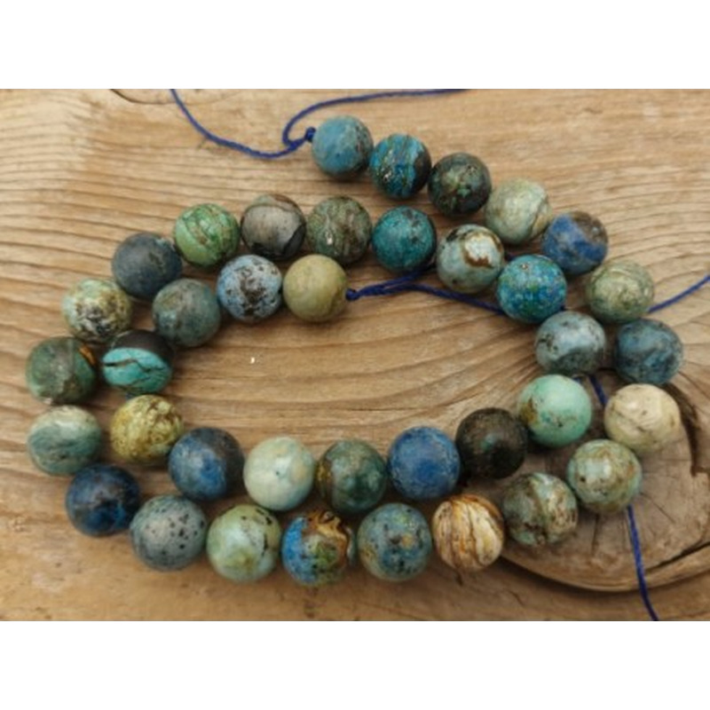 Blauer Opal Kette 10mm