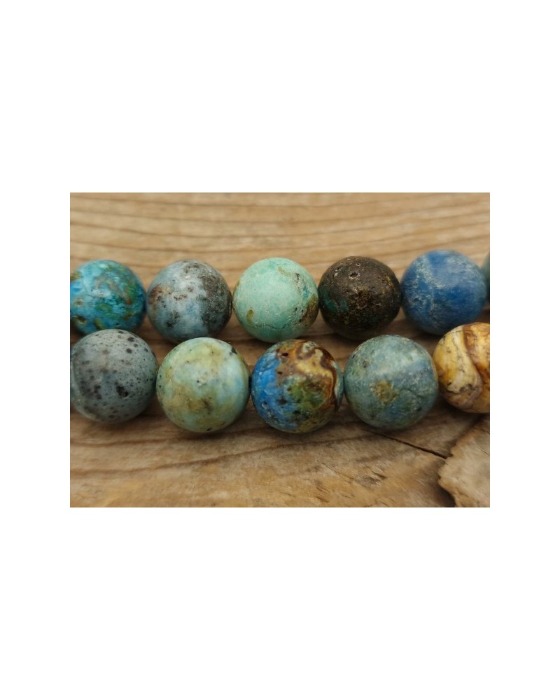 Blauer Opal Kette 10mm