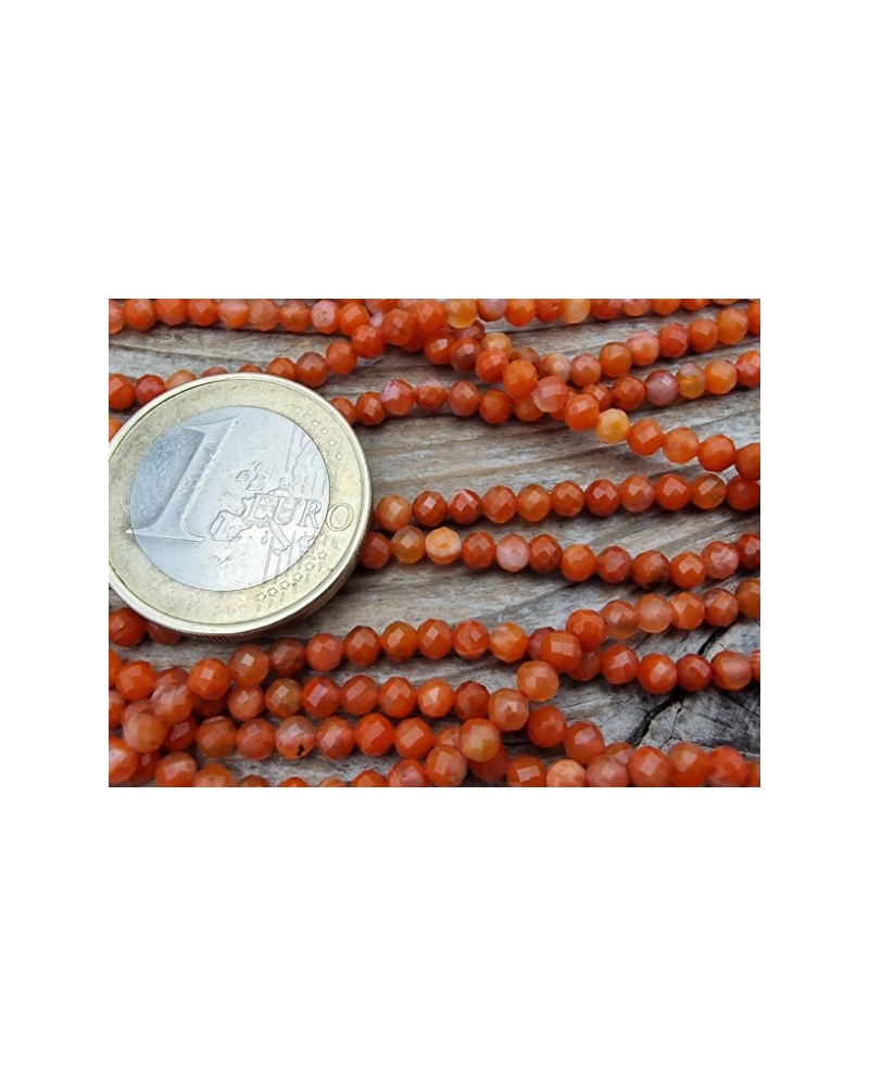 Nanhong Achatkette facettiert 3mm