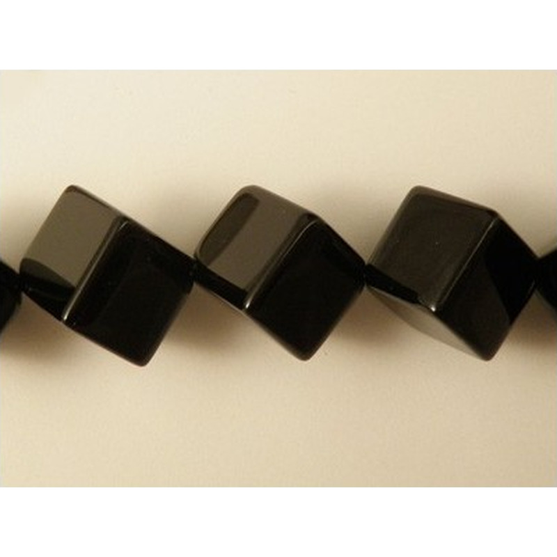 Onyxkette Quader 14mm