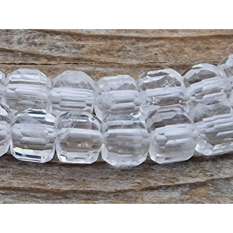 Bergkristallkette facettiert 5x5mm