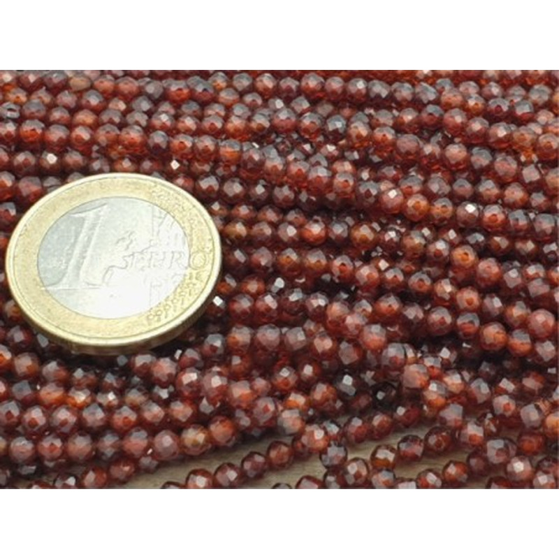Zirkoniakette-stark funkelnd-facettiert 3mm