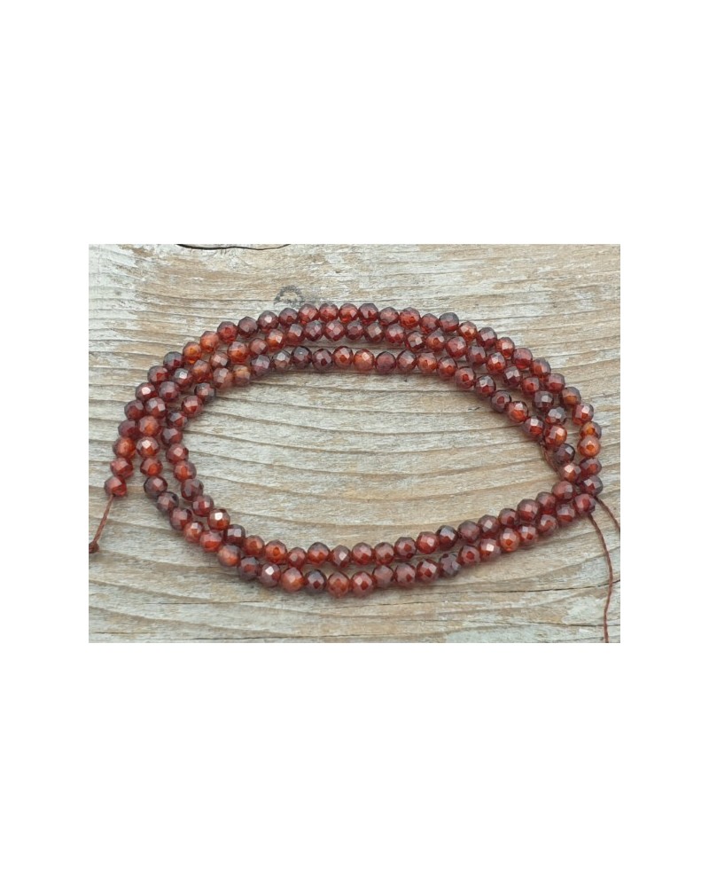 Zirkoniakette-stark funkelnd-facettiert 3mm