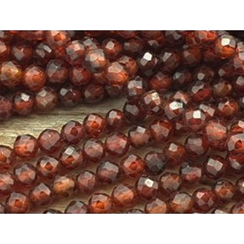 Zirkoniakette-stark funkelnd-facettiert 3mm