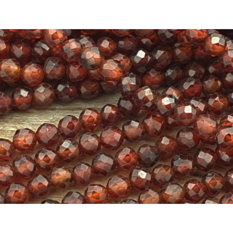 Zirkoniakette-stark funkelnd-facettiert 3mm