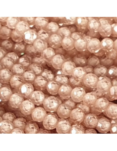 Zirkoniakette-stark funkelnd-facettiert 2mm