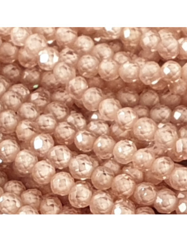 Zirkoniakette-stark funkelnd-facettiert 2mm