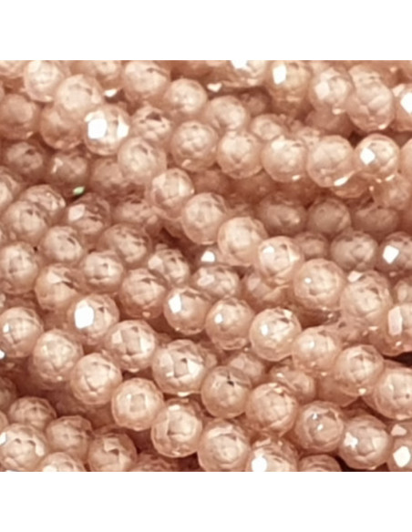 Zirkoniakette-stark funkelnd-facettiert 2mm