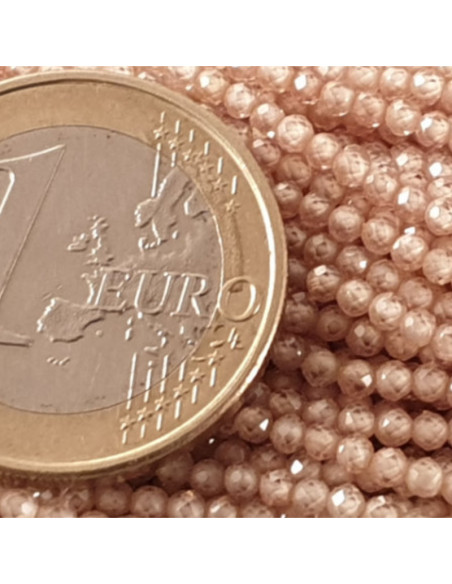 Zirkoniakette-stark funkelnd-facettiert 2mm