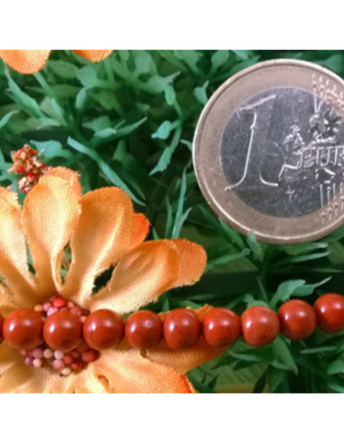 roter Jaspis Kette 3mm