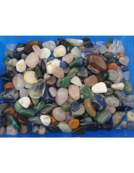 1 kg Trommelstein M-L MIX (ca.70-90 Stk)