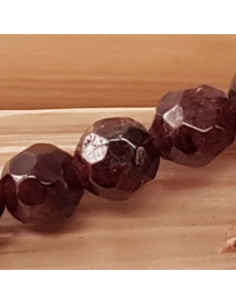 Granatkette facettiert 4mm