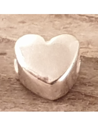 Zwischenteil, Herz 5mm, 925 Silber
