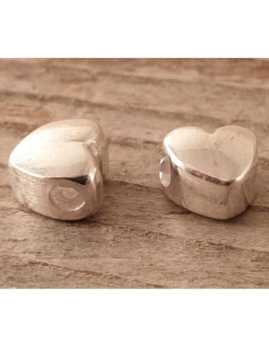 Zwischenteil, Herz 5mm, 925 Silber