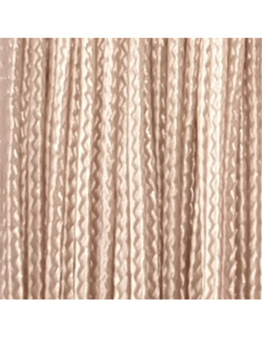 geflochtene Nylonschnur, cremefarben, 0.5mm/25m