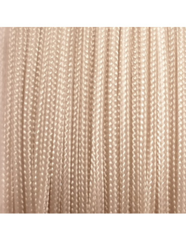 geflochtene Nylonschnur, cremefarben, 1.0mm/25m