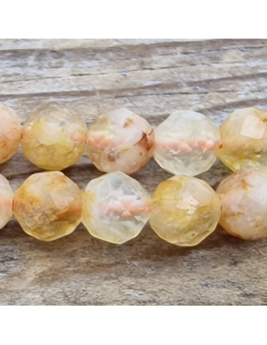 Zitrinkette (Citrin) facettiert 4mm