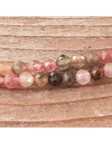 Turmalinkette facettiert 3mm