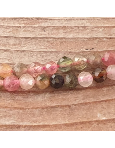 Turmalinkette facettiert 3mm