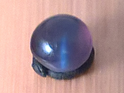 alexandrite with catseye cabochon 0.5ct