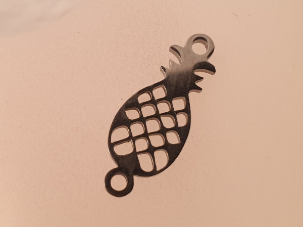 finding-link, pineapple 20mm, stainless steel