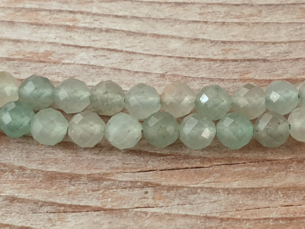 Aventurinkette facettiert 4mm