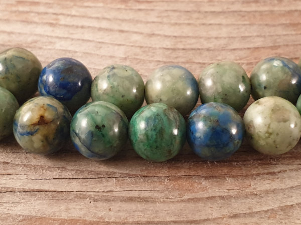 azurite necklace 8mm