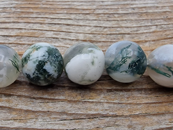 tree agate necklace 10mm