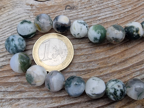 tree agate necklace 10mm