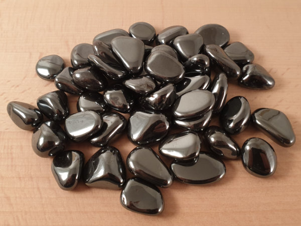 hematite tumbled stone small for unloading (200gr.)