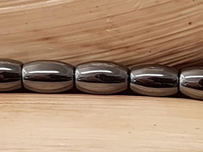 hematite necklace 3x5mm