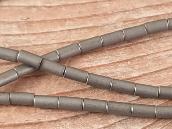 Blutsteinkette (Hmatit) matt 2x4mm